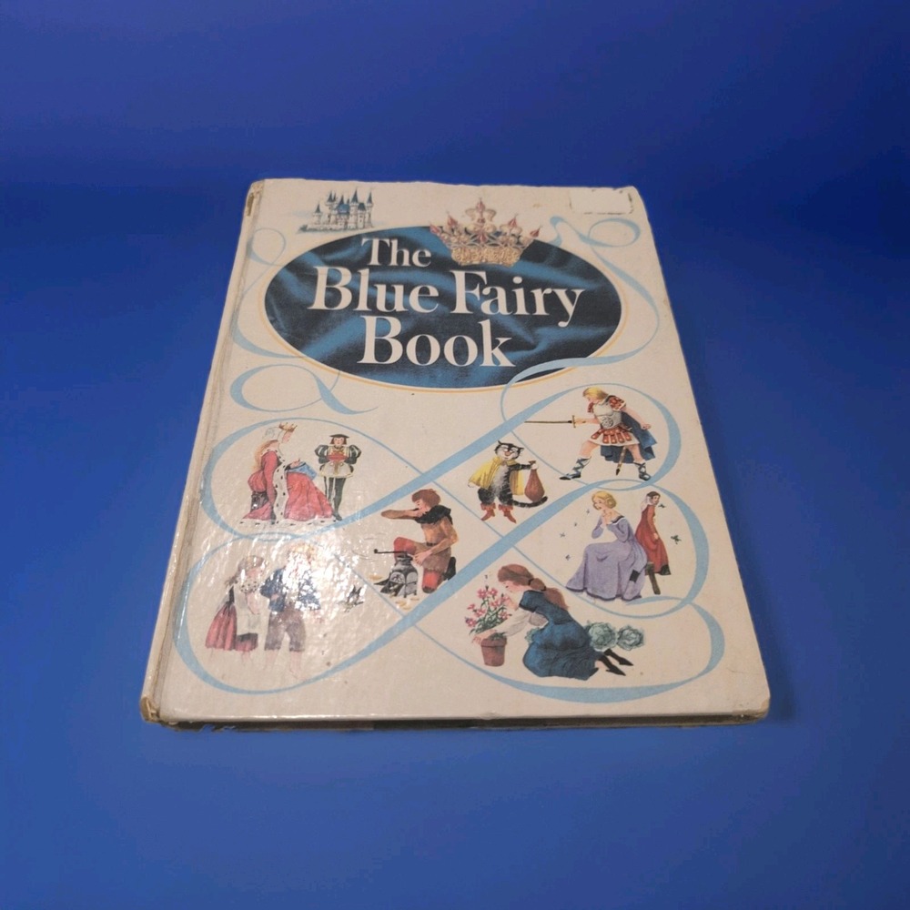 Andrew Lang Illustrated The Blue Fairy Book‎ Hardcover Random House 1959 Clarke